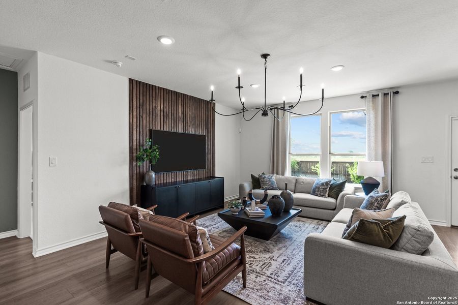 Furnished interior view inside a new home in Dove Song, Marion (Image 14).
