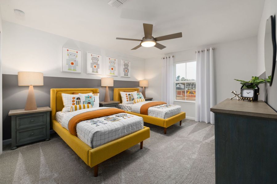 Furnished interior view inside a new home in Solana, Durham (Image 13).
