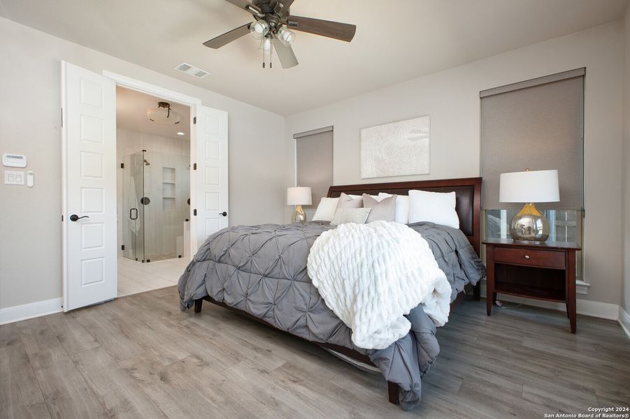 Representative furnished interior of a home built from the The Malta by Whitestone Custom Homes in Johnson Ranch, Bulverde (Image 12).