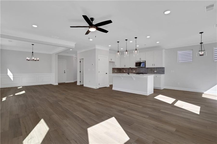 Spacious, unfurnished interior of a new home in Villas at Dawsonville, Dawsonville (Image 23).
