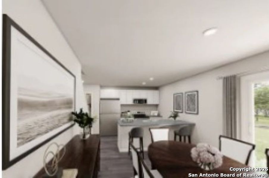 Furnished interior view inside a new home in Las Colinas, Kenedy (Image 4).