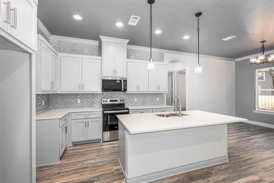 Furnished interior view inside a new home in , Enchanted Oaks (Image 18).