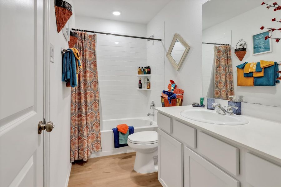 Furnished interior view inside a new home in Tavola, New Caney (Image 8).