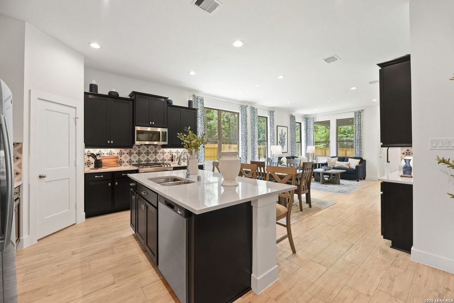 Furnished interior view inside a new home in Legacy at Lake Dunlap, New Braunfels (Image 6).