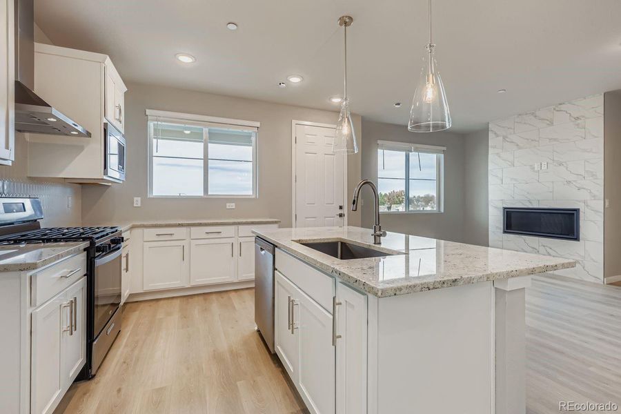 Furnished interior view inside a new home in Uplands, Westminster (Image 7).