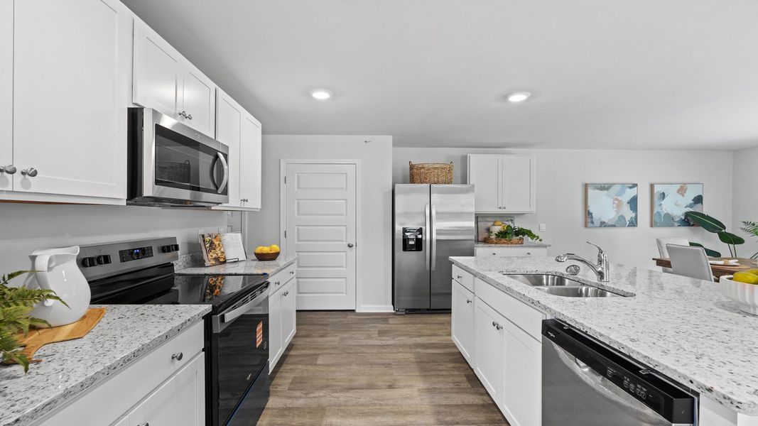 Furnished interior view inside a new home in The Retreat at East Argent, Ridgeland (Image 5).