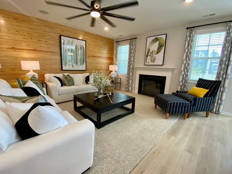 Representative furnished interior of a home built from the Brooks by McKee Homes in Coventry Woods, Fayetteville (Image 14).