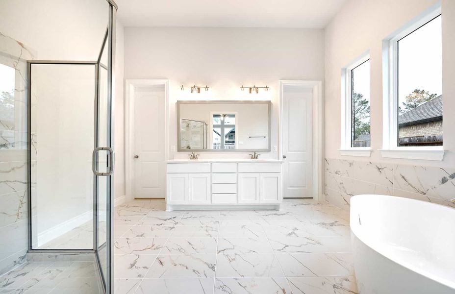 Representative furnished interior of a home built from the 2349 by Ravenna Homes in The Highlands 55′, Porter (Image 15). Representative furnished interior of a home built from the 2349 by Ravenna Homes in The Highlands 55′, Porter (Image 15).