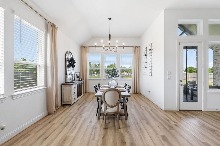 Furnished interior view inside a new home in , Old River-Winfree (Image 17).