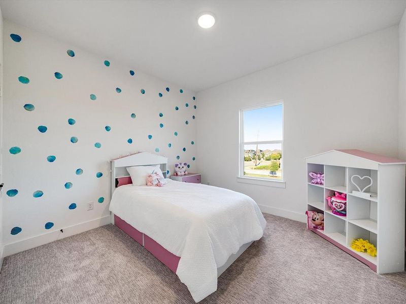 Furnished interior view inside a new home in Royal Court, Little Elm (Image 37).