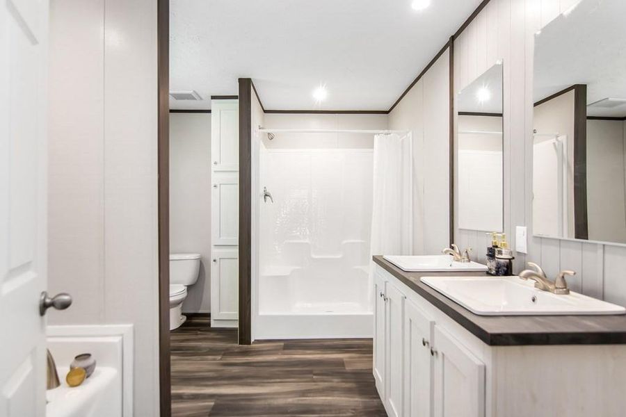 Furnished interior view inside a new home in , Ellijay (Image 29).