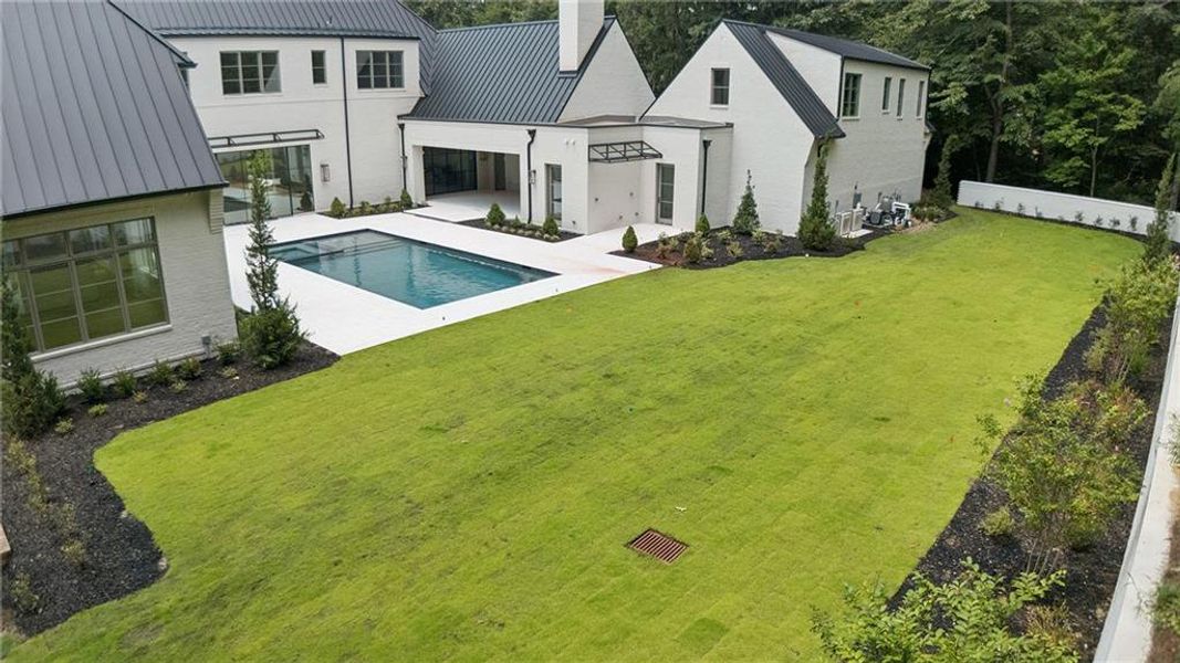 Exterior details and patio area of a home in , Atlanta (Image 25).