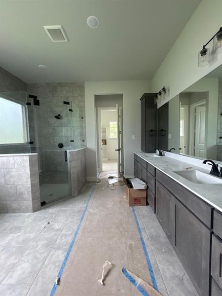 In-progress construction of a new home in Grayson Ridge, Van Alstyne, TX (Image 9).