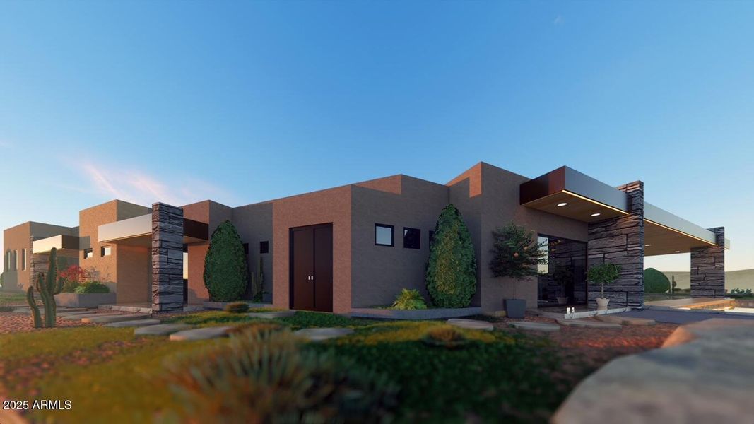 Rising Sun Exterior Rendering Side Rising Sun Exterior Rendering Side