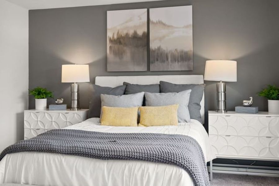 Representative furnished interior of a home built from the Dawson by True Homes in Tanglewood East, Angier (Image 16).