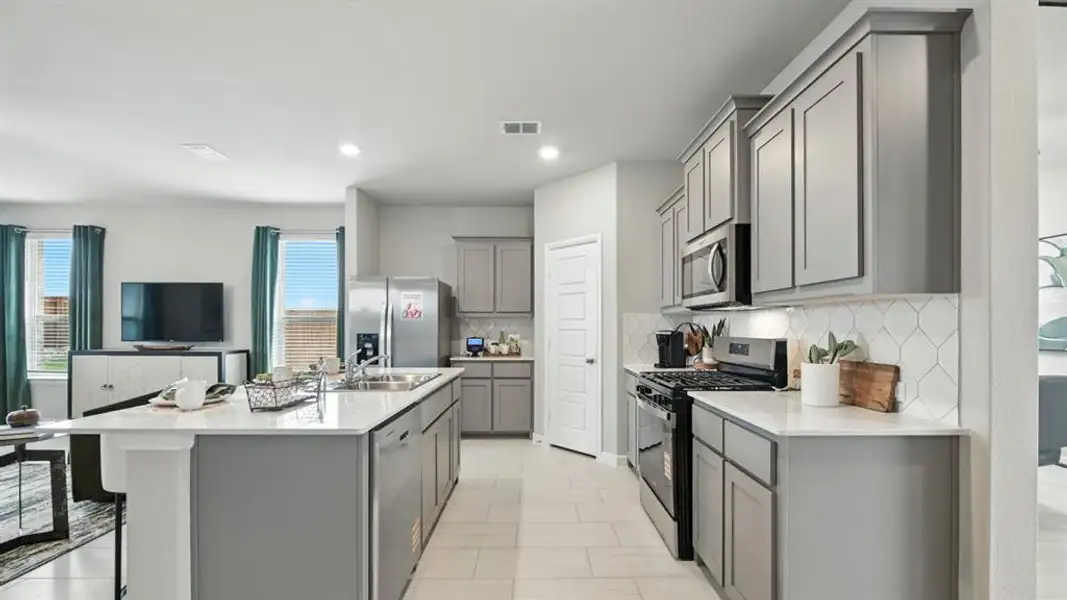 Furnished interior view inside a new home in Monarch at the Meadows, Ponder (Image 31). Furnished interior view inside a new home in Monarch at the Meadows, Ponder (Image 31).