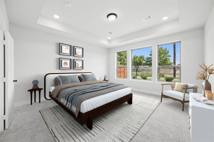 Furnished interior view inside a new home in Solterra - Garden Series, Mesquite (Image 11). Furnished interior view inside a new home in Solterra - Garden Series, Mesquite (Image 11).