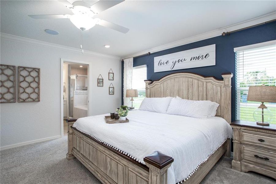 Furnished interior view inside a new home in Lakeside Preserve, Lakeland (Image 13).