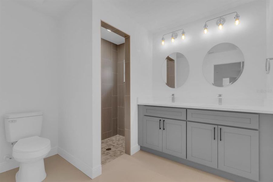 Furnished interior view inside a new home in , Inverness (Image 11).