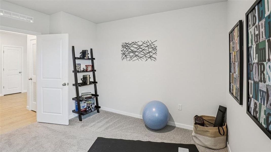Furnished interior view inside a new home in Seagrass - Express & Tradition, Punta Gorda (Image 9). Furnished interior view inside a new home in Seagrass - Express & Tradition, Punta Gorda (Image 9).