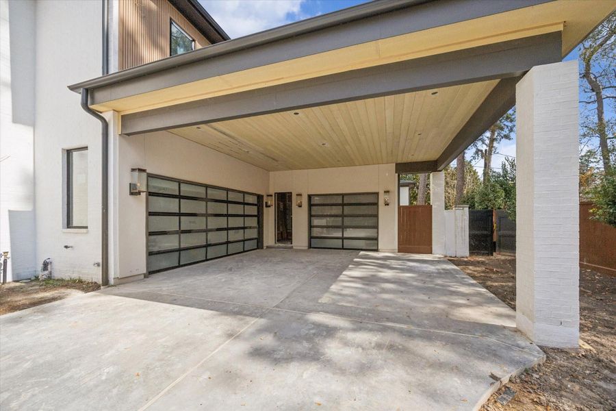 Exterior details and patio area of a home in , Houston (Image 3).