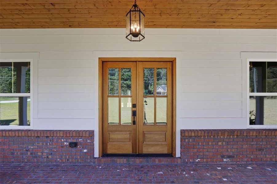 Exterior details and patio area of a home in , Monroe (Image 1). Exterior details and patio area of a home in , Monroe (Image 1).