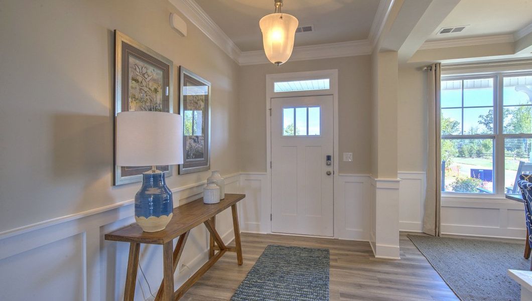 Furnished interior view inside a new home in Reserve at Tap Root Farms, Fletcher (Image 5).