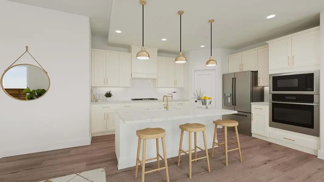 Representative furnished interior of a home built from the Palomino by Tri Pointe Homes in Enclave At Canyon Ranch, Corinth (Image 3).