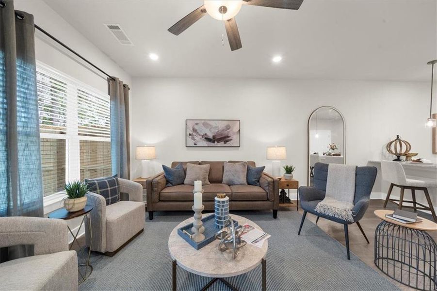 Furnished interior view inside a new home in , Dawsonville (Image 32).