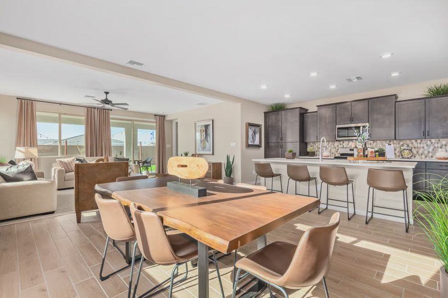 Representative furnished interior of a home built from the 2028 by Elliott Homes in Camilo at Santana, Yuma (Image 5).