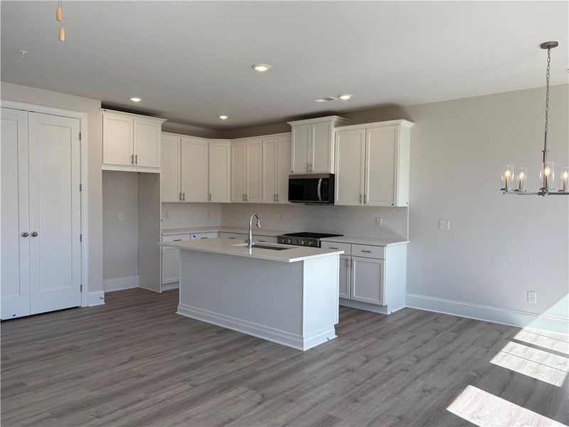 Furnished interior view inside a new home in , Marietta (Image 2).