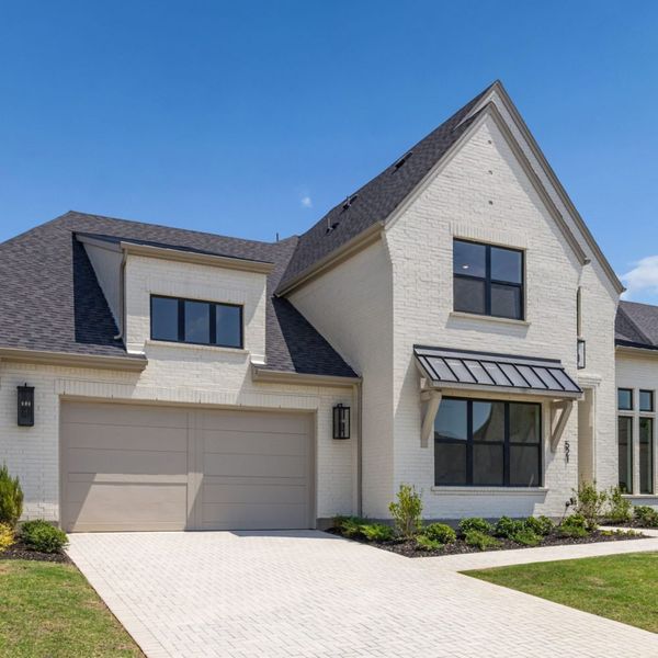Front exterior of a new home in StarView, Prosper, TX, highlighting curb appeal (Image 30).