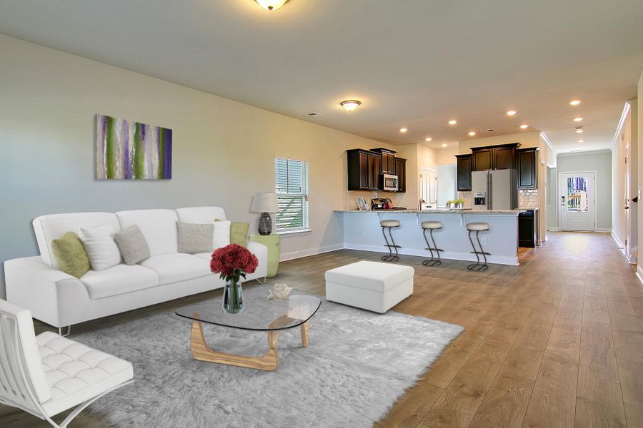 Furnished interior view inside a new home in Cypress Preserve, Moncks Corner (Image 2).