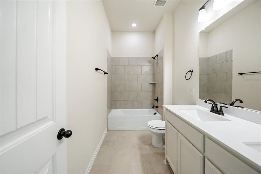 Furnished interior view inside a new home in Fairview Meadows, New Fairview (Image 5). Furnished interior view inside a new home in Fairview Meadows, New Fairview (Image 5).