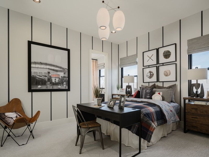 Representative furnished interior of a home built from the Plan 6002 by Camelot Homes in Stone Crest, Gilbert (Image 35).