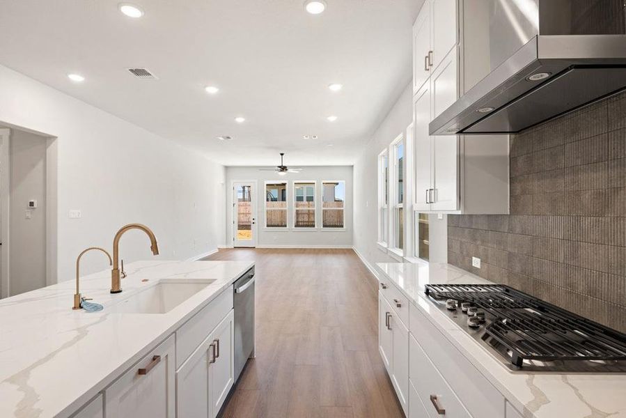 Furnished interior view inside a new home in Park Central, Georgetown (Image 8).