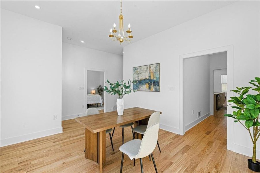 Furnished interior view inside a new home in , Atlanta (Image 32).