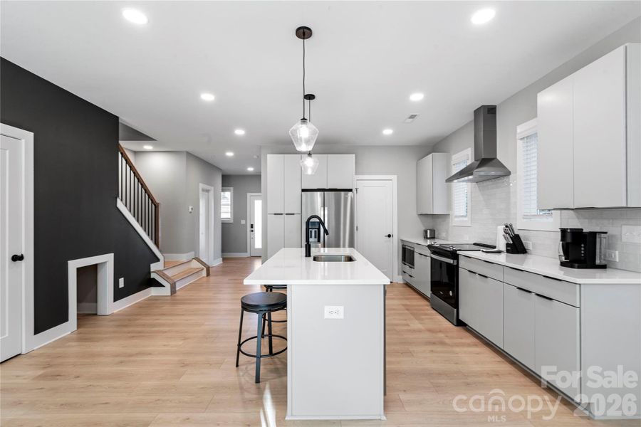 Furnished interior view inside a new home in , Charlotte (Image 20). Furnished interior view inside a new home in , Charlotte (Image 20).