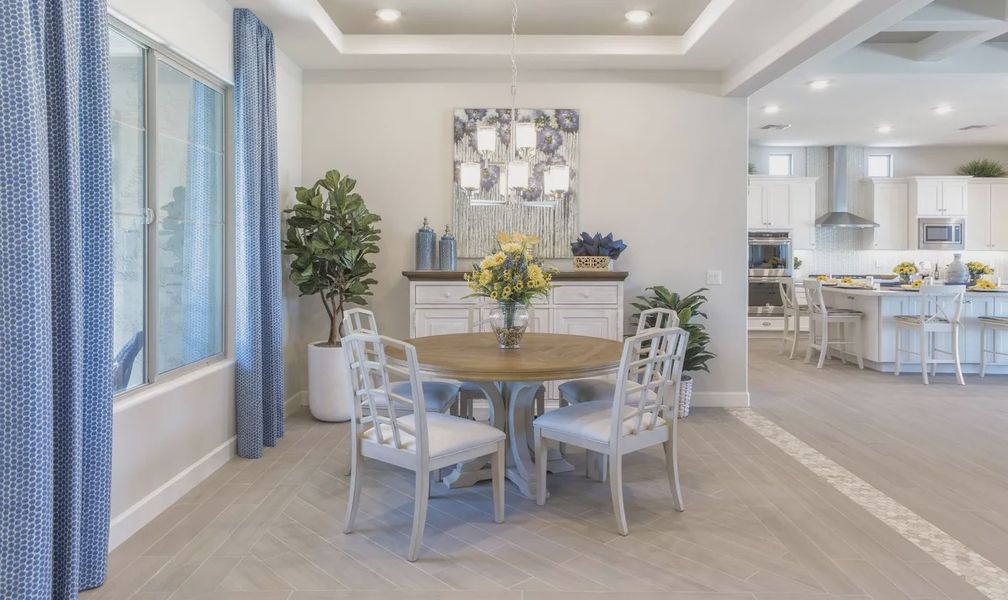 Representative furnished interior of a home built from the Belmonte by Elliott Homes in Bellero Estates, Queen Creek (Image 5).