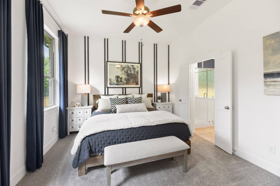 Furnished interior view inside a new home in Jordan Ranch, Fulshear (Image 12).