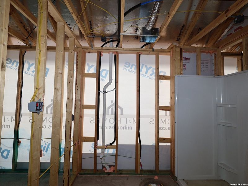 In-progress construction of a new home in Greenspoint Heights, Seguin, TX (Image 27).