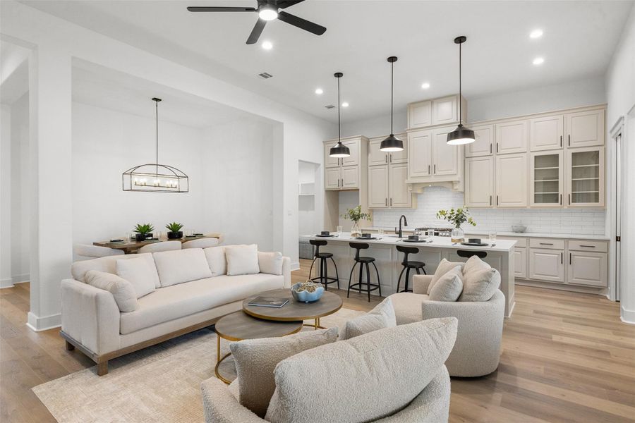 Furnished interior view inside a new home in , Bryan (Image 18).