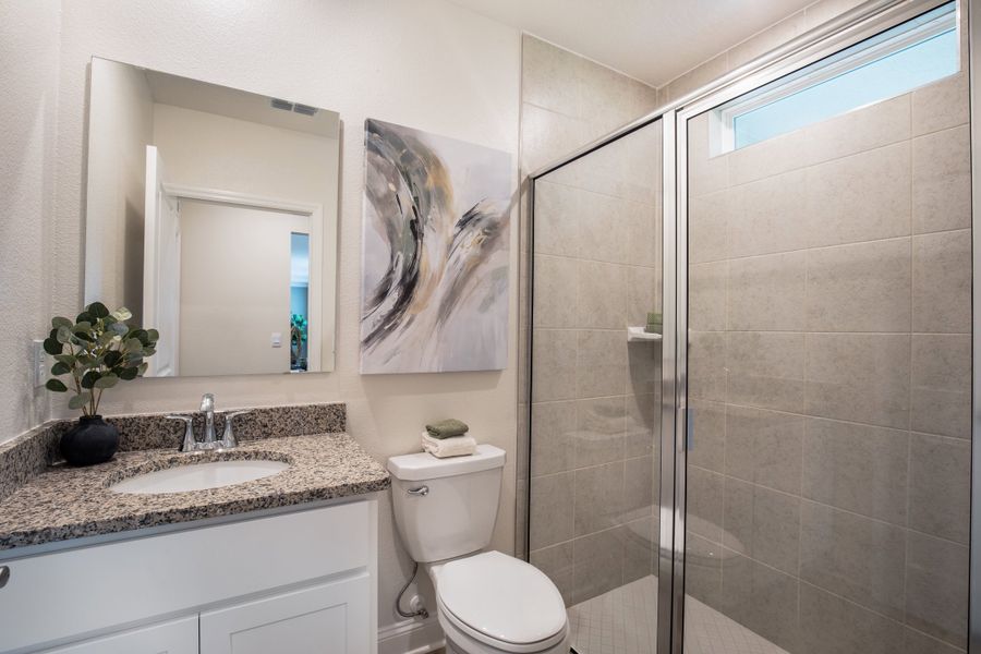 Furnished interior view inside a new home in Enclave At Seminole Palms, Palm Coast (Image 34). Furnished interior view inside a new home in Enclave At Seminole Palms, Palm Coast (Image 34).