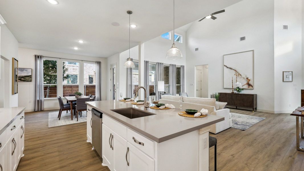 Furnished interior view inside a new home in Solterra Texas, Mesquite (Image 15).