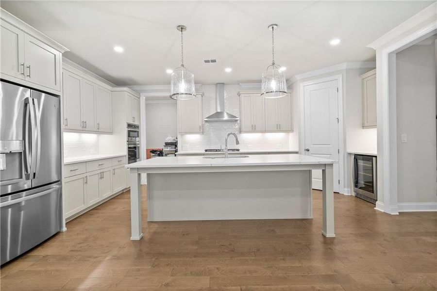 Furnished interior view inside a new home in Promenade at Sawnee Village, Cumming (Image 5).
