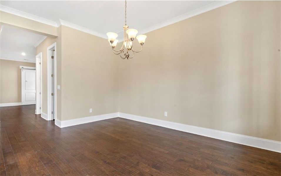 Spacious, unfurnished interior of a new home in Trove, Watkinsville (Image 5).