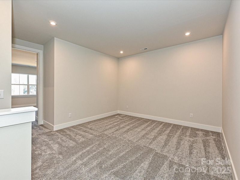 Upstairs, the loft adds livability to the second level of the home.