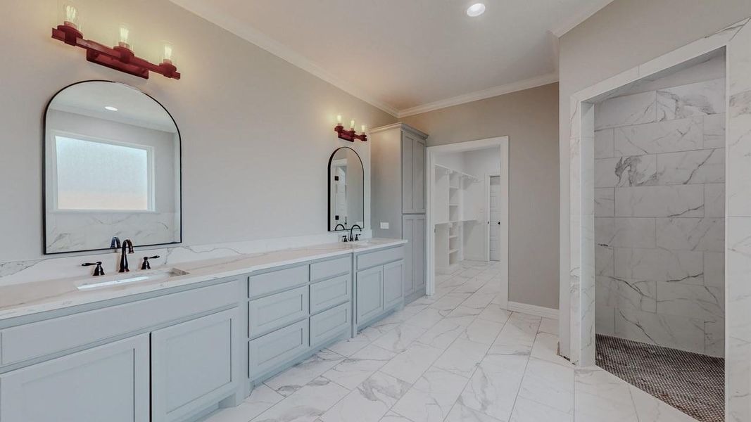 Furnished interior view inside a new home in , Beaumont (Image 14).