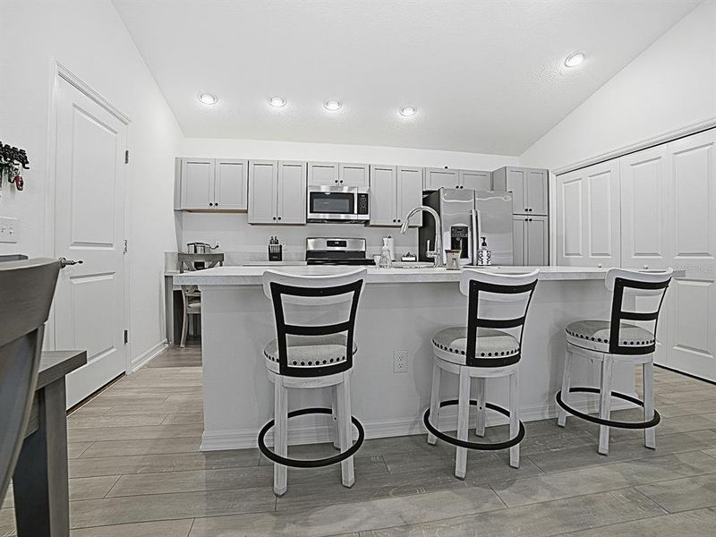 Furnished interior view inside a new home in , The Villages (Image 37).