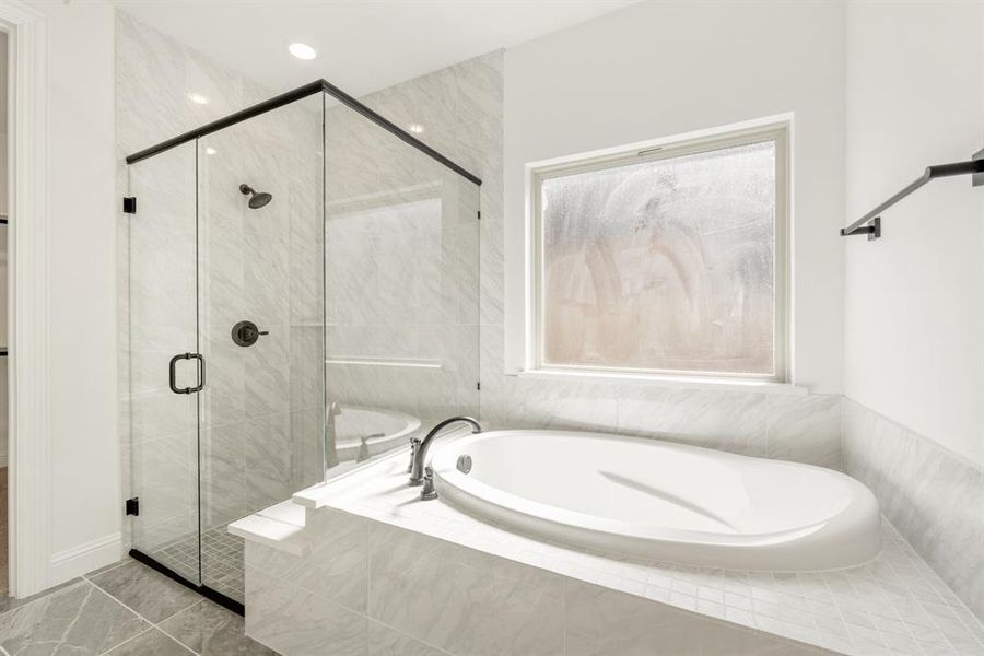 Furnished interior view inside a new home in Painted Tree Woodland District 50, McKinney (Image 15).